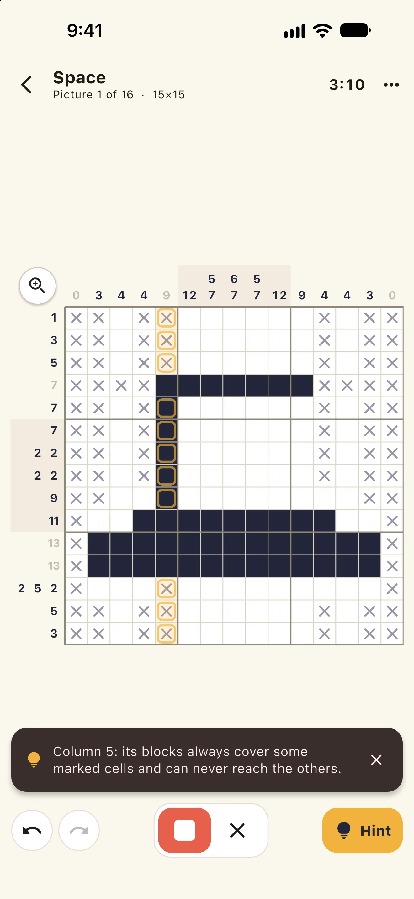 Nonogami screenshot 6